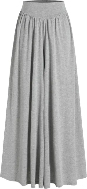 CIDER Womens Palazzo Wide Leg Lounge Pants Casual Loose Fit Comfy Boho Ruffle Pants