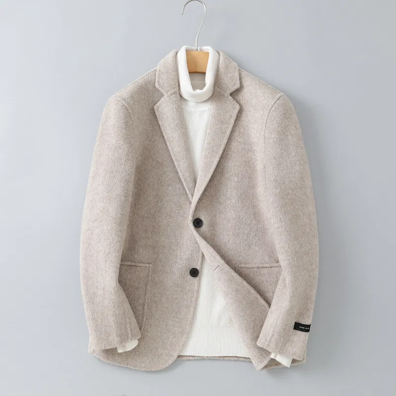 Franco Bianchi Double-Sided Wool Coat