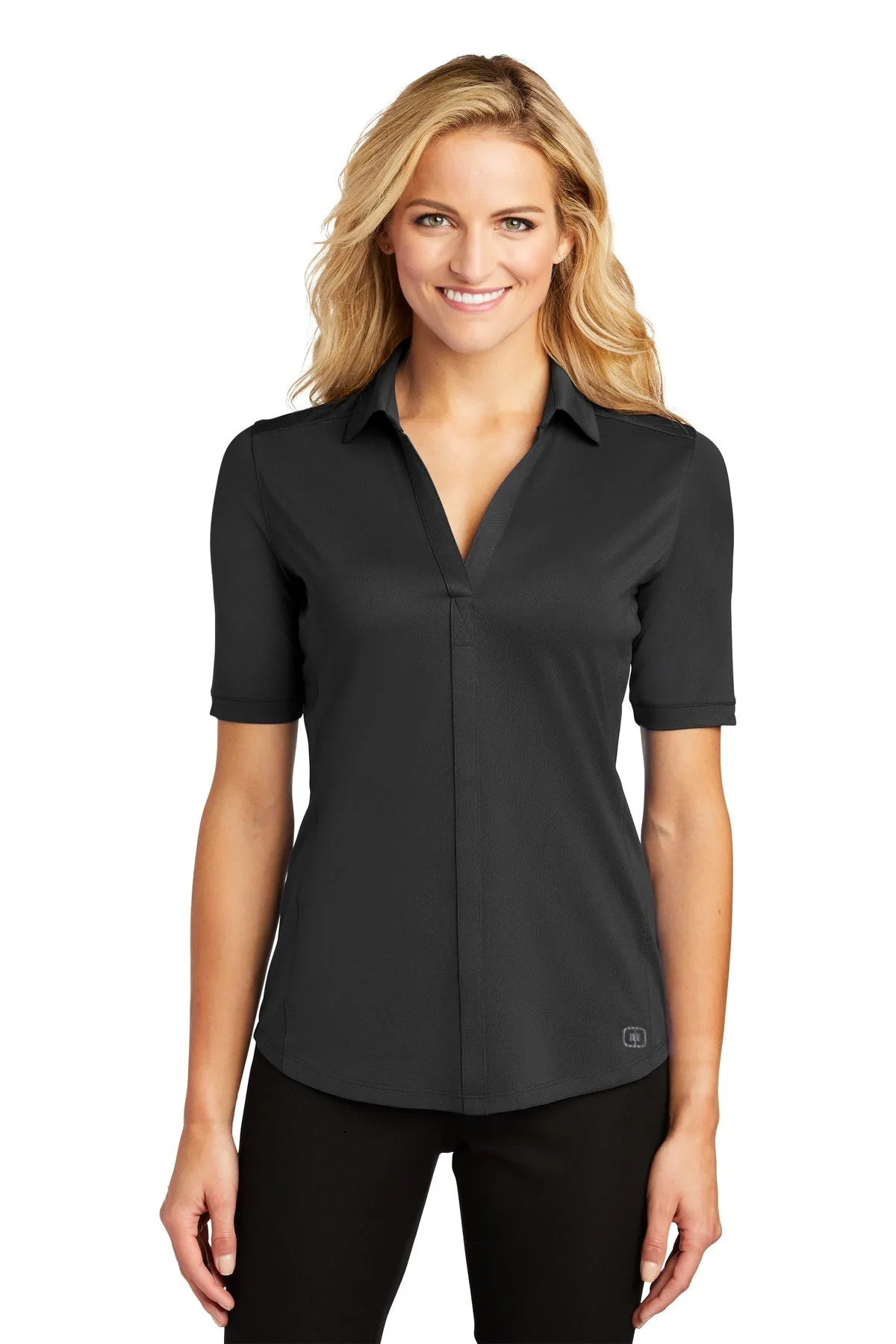 OGIO Ladies Metro Customized Polos, Blacktop