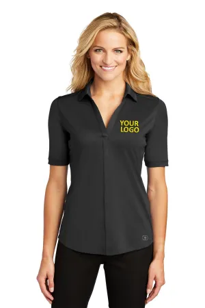 OGIO Ladies Metro Customized Polos, Blacktop