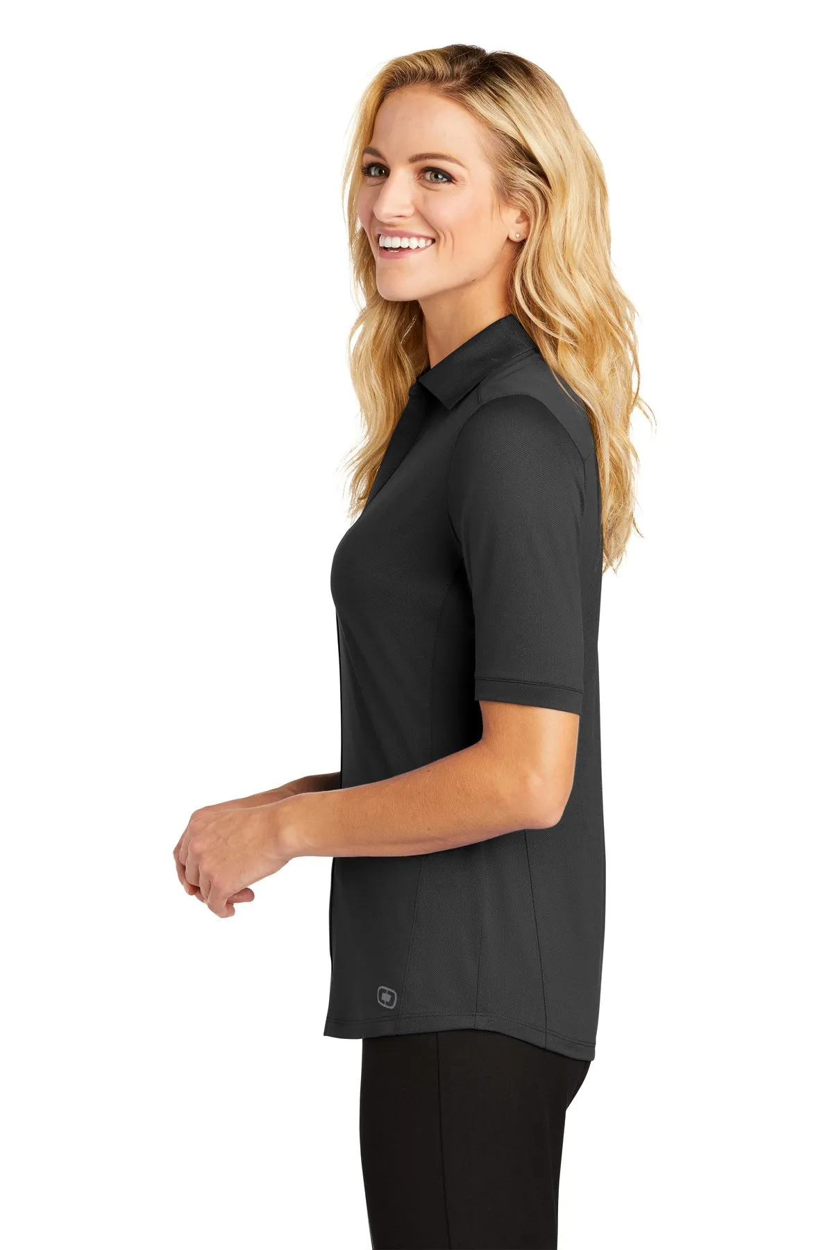 OGIO Ladies Metro Customized Polos, Blacktop
