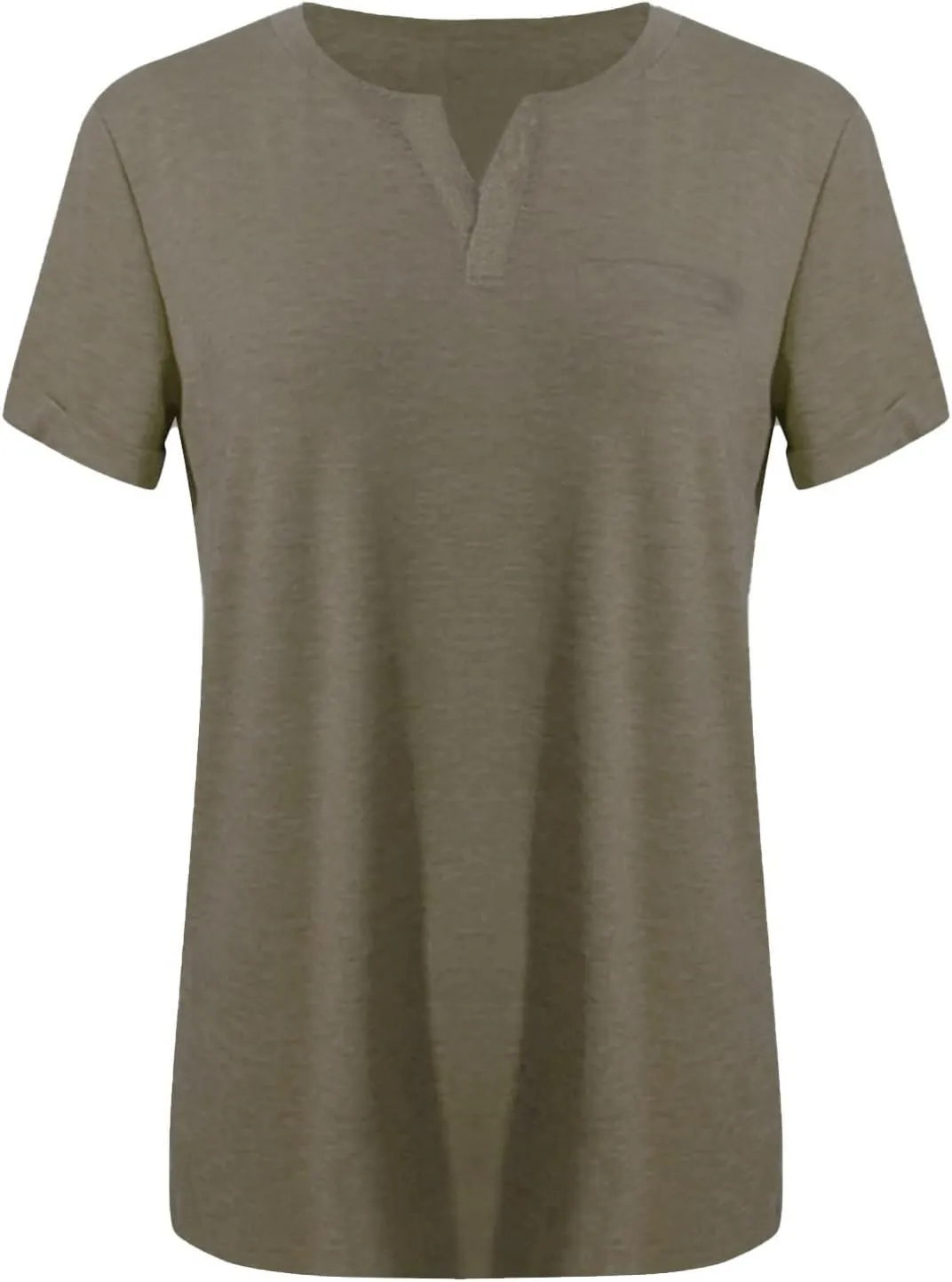 Plus Size Tops for Women Short Sleeve Oversized Henley Shirts V Neck Casual Fashion Tunic Top Basic Loose Blouses