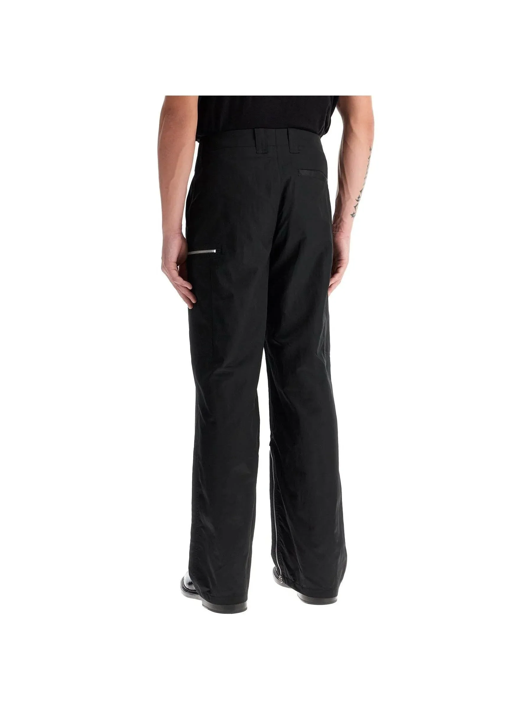 Satin Tactical Cargo Pants