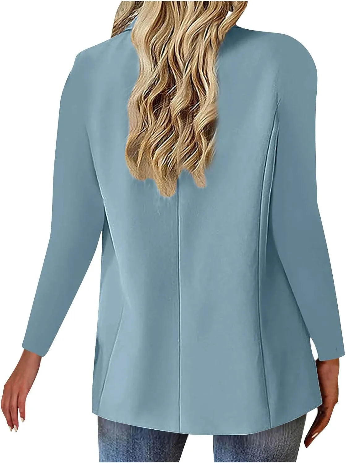 Suit Jackets for Women Business Casual Open Front Blazers Office Work Lightweight Coats Spring Summer Cardigan Suits