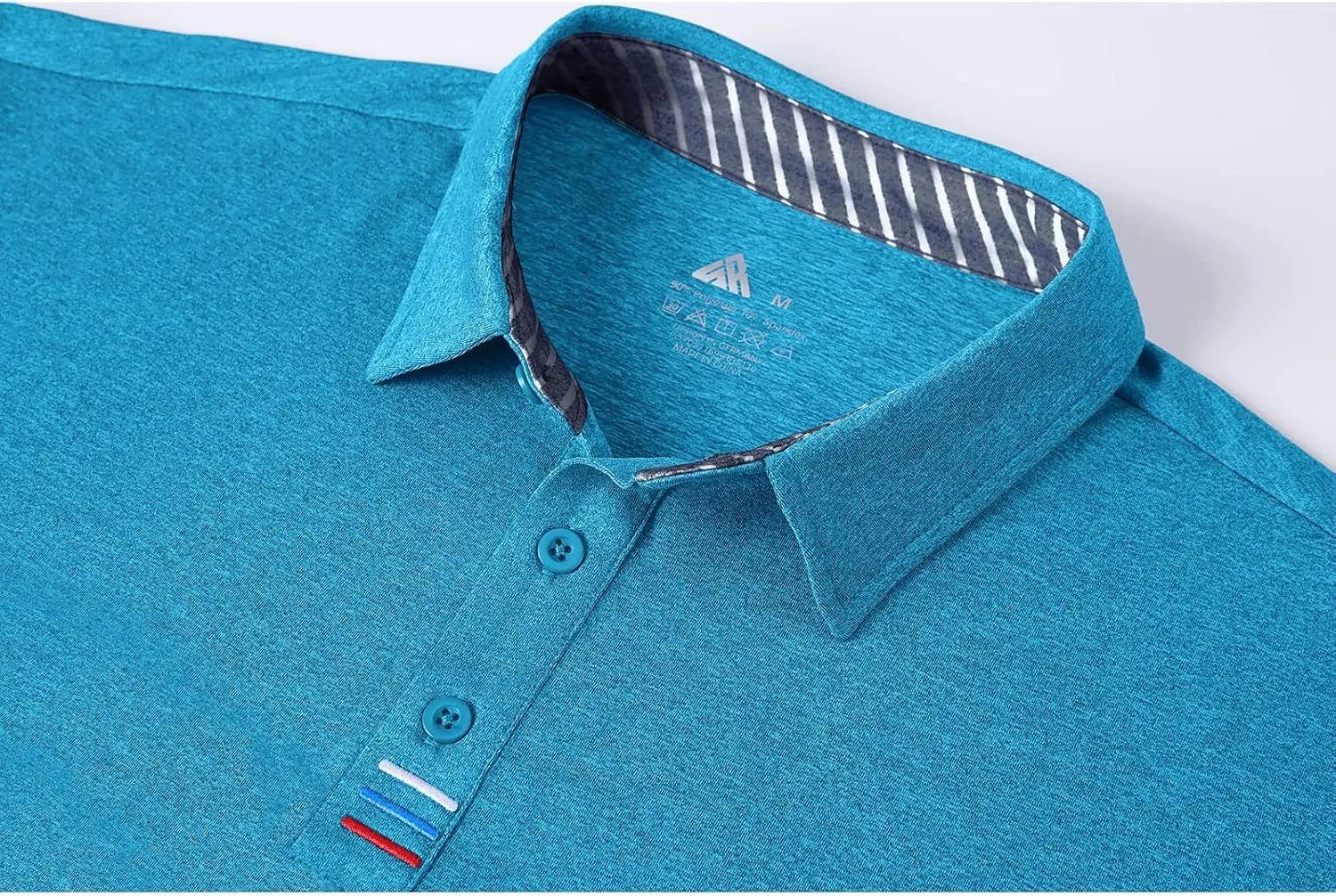 SWISSWELL Golf Polo Shirts for Men Moisture Wicking Performance Short Sleeve Classic Fit Business Casual Shirt