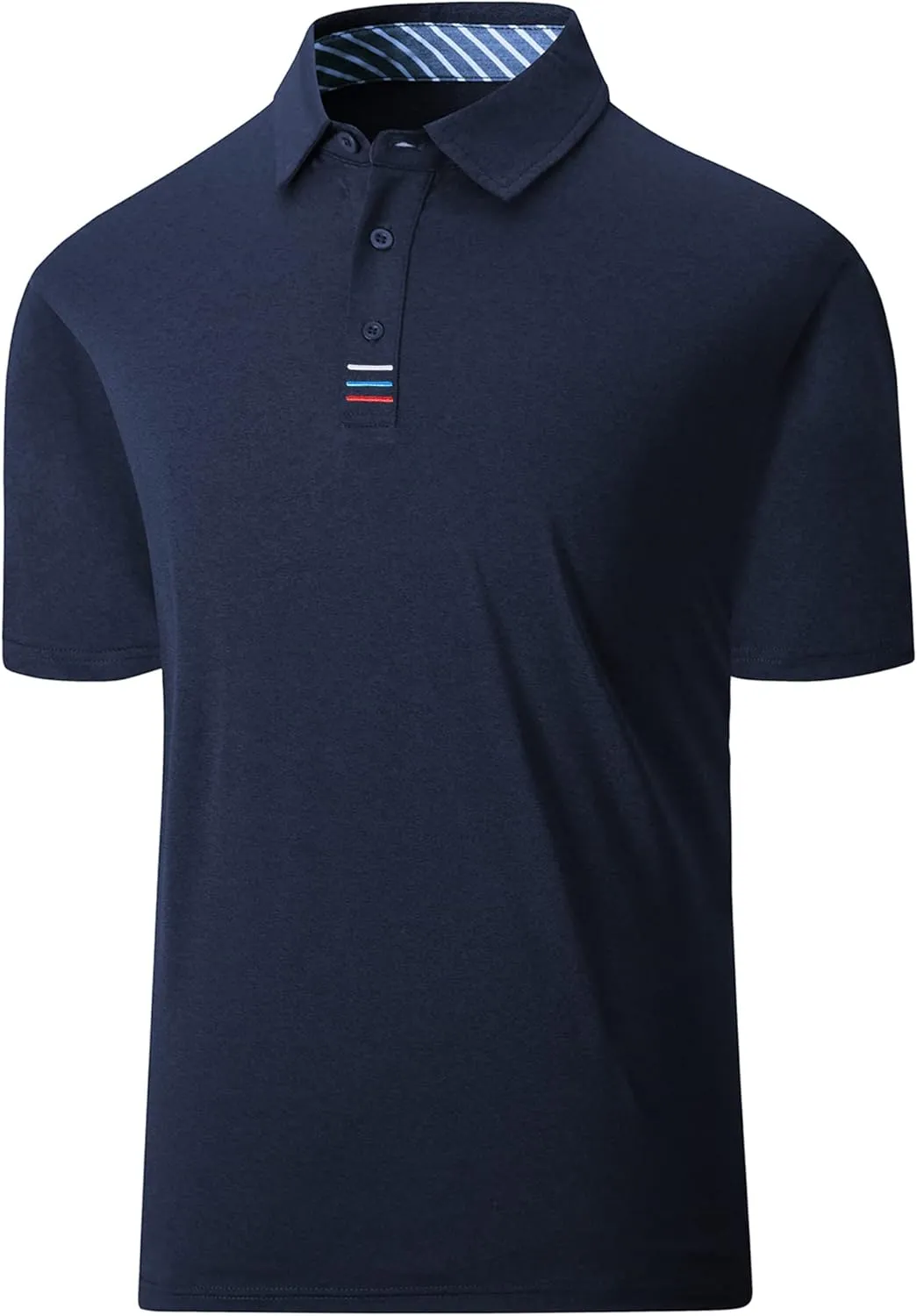 SWISSWELL Golf Polo Shirts for Men Moisture Wicking Performance Short Sleeve Classic Fit Business Casual Shirt
