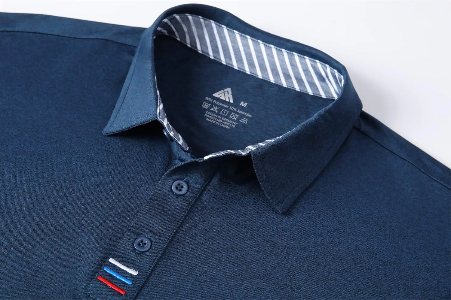 SWISSWELL Golf Polo Shirts for Men Moisture Wicking Performance Short Sleeve Classic Fit Business Casual Shirt