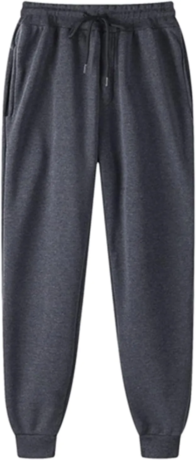 Womens Mens Sport Athletic Pants Sweat Pants for Mens Women Velvet Thick Warm Thick Fuzzy Winter Fall 2025