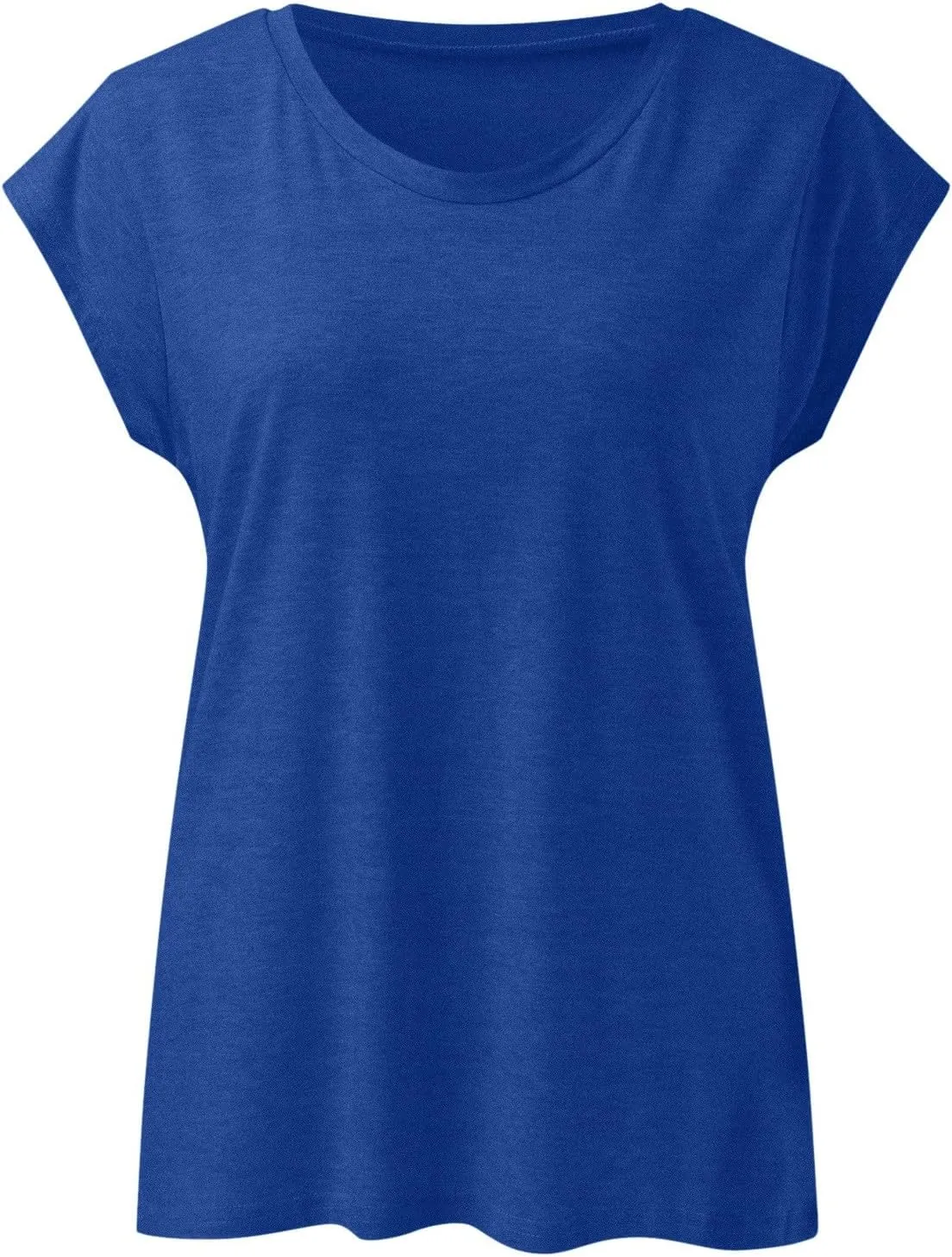 Womens Tops Summer Short Sleeve Shirts Cotton V Neck Basic Cap Sleeve T Shirts Casual Loose Fit Summer Fashion Clothes