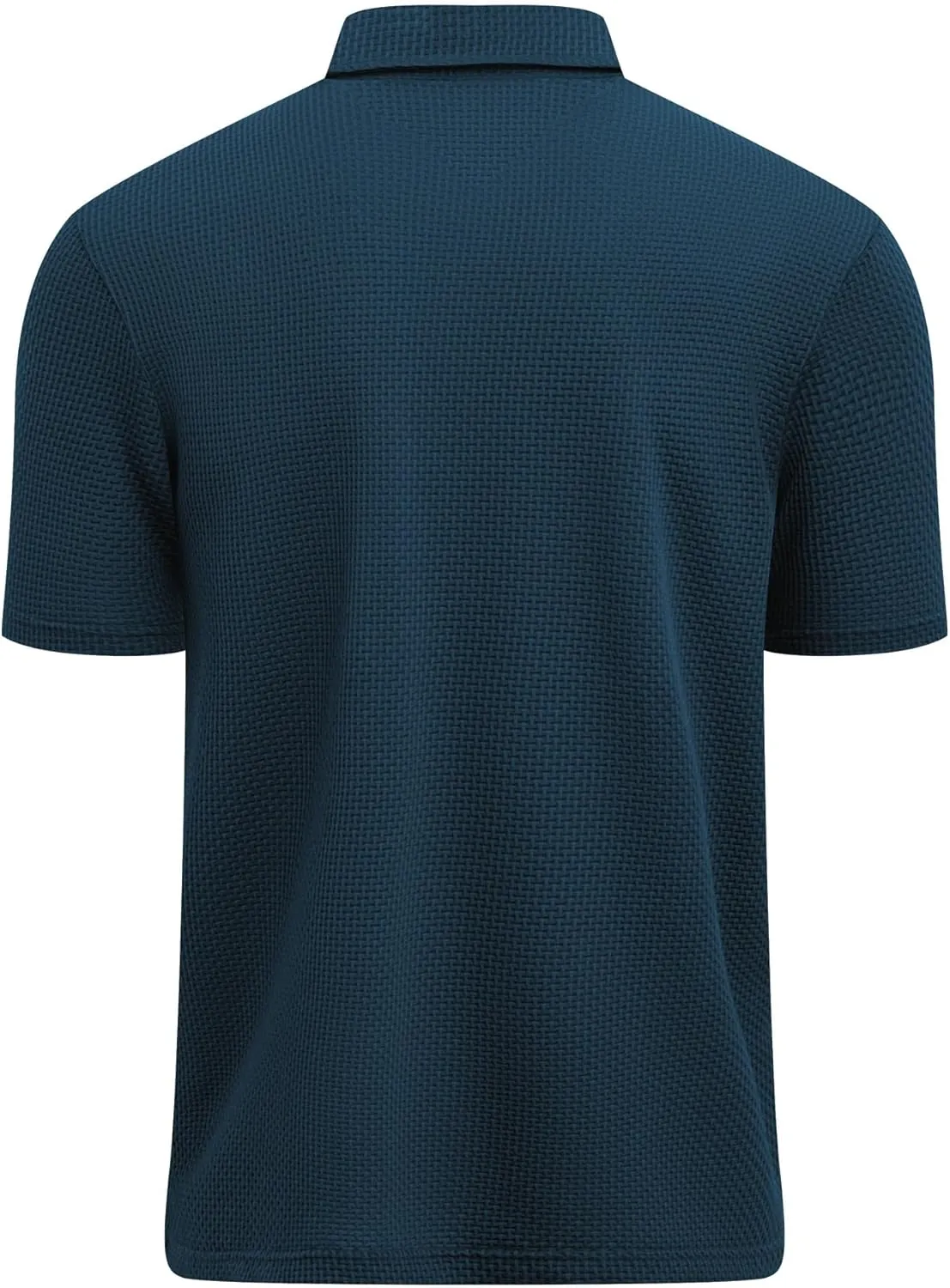 ZITY Mens Polo Shirts Short Sleeve Athletic Golf Polos Moisture Wicking Casual Polo Shirts for Men Jacquard Collared T Shirts